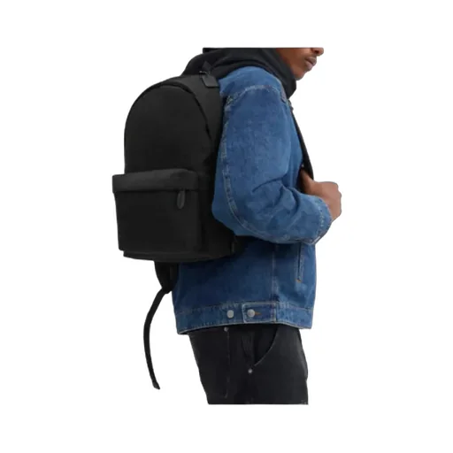 Monogram-Pattern Backpack