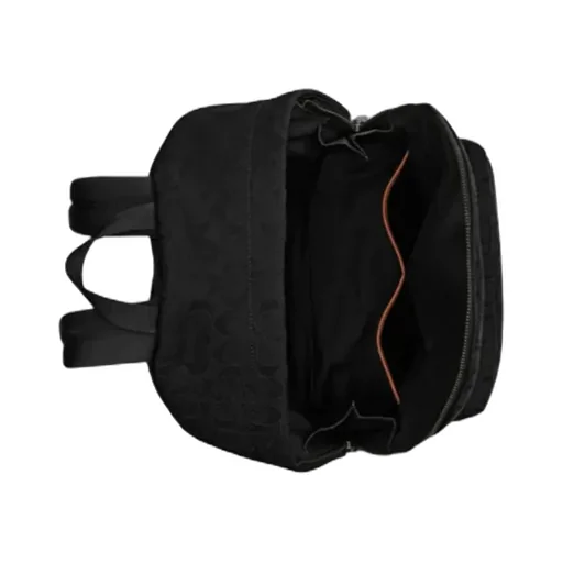 Monogram-Pattern Backpack