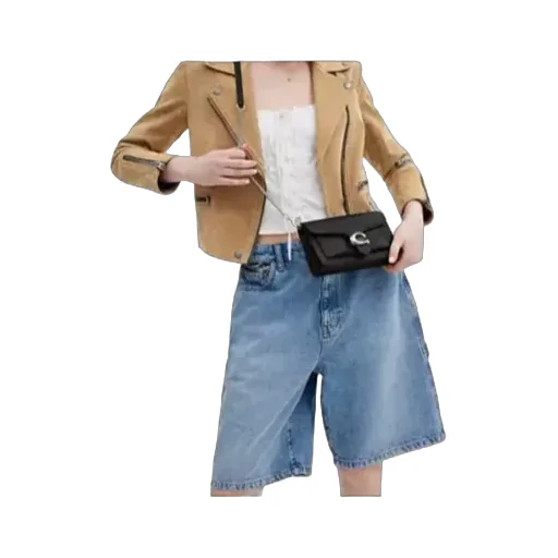 Tabby Logo Plaque Chained Clutch Bag
