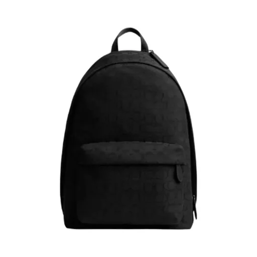 Monogram-Pattern Backpack