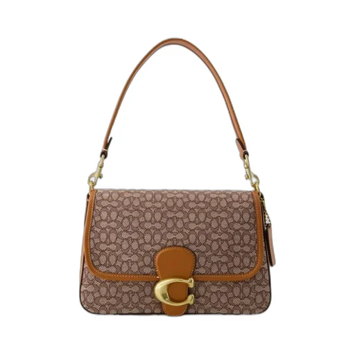 Tabby Monogram-Jacquard Canvas Shoulder Bag