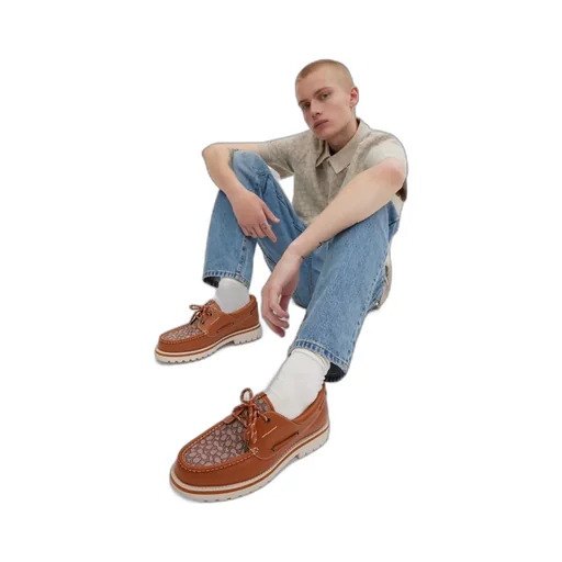 Benson Panelled Boat Shoes