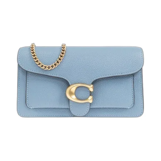 Tabby Logo Plaque Chain-Linked Crossbody Bag