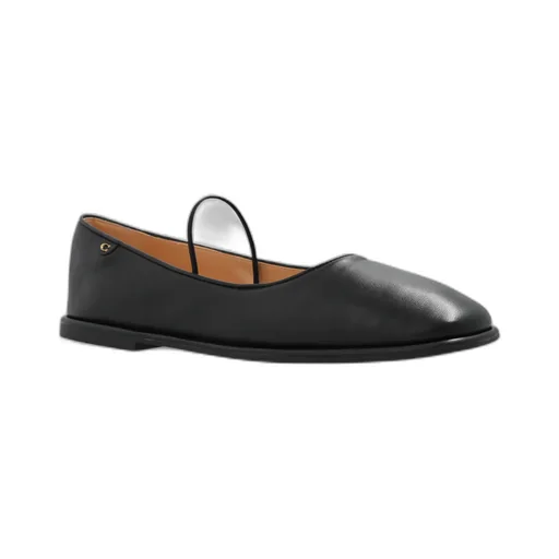 Emilia Leather Ballerina Shoes