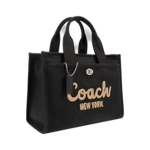 Logo Embroidered Top Handle Bag
