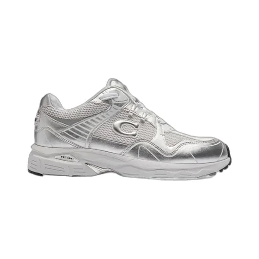 C301 Low-Top Panelled Trainers