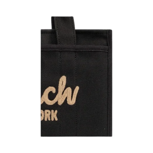 Logo Embroidered Top Handle Bag