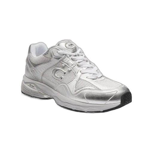 C301 Low-Top Panelled Trainers