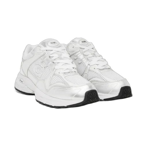 C301 Low-Top Panelled Trainers