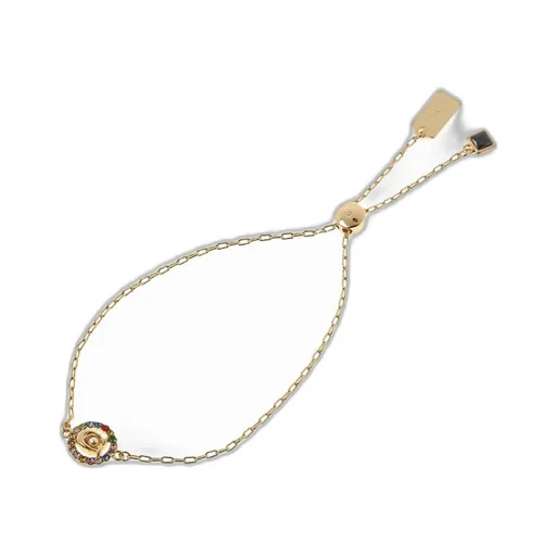 Multi-Crystal Slider Bracelet