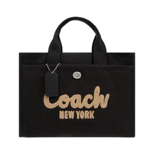 Logo-Embroidered Shopper Bag