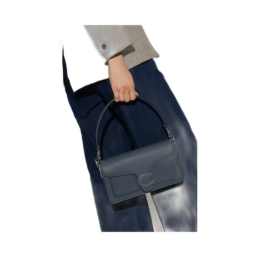 Tabby Logo Plaque Shoulder Bag