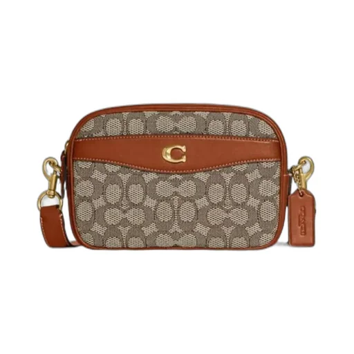 Monogram Logo-Plaque Camera Bag