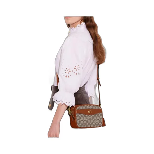 Monogram Logo-Plaque Camera Bag