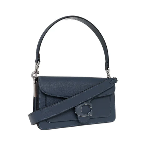 Tabby Logo Plaque Shoulder Bag