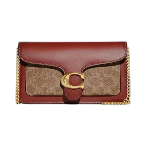 Tabby Logo Plaque Clutch