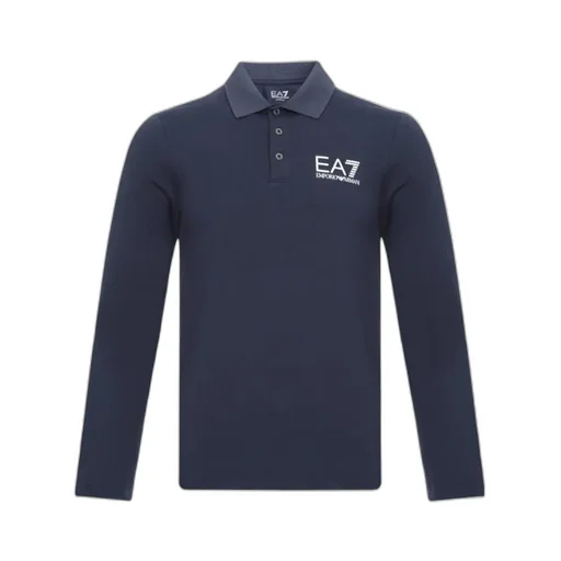 Long-Sleeved Polo Shirt