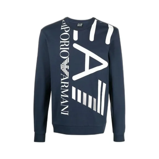 Logo Print Round Neck Sweatshirt