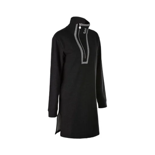 Long-Sleeved Dress With Slit
