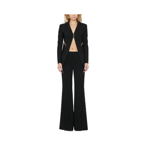 Cut-Out Detailed Long Sleeved Blazer