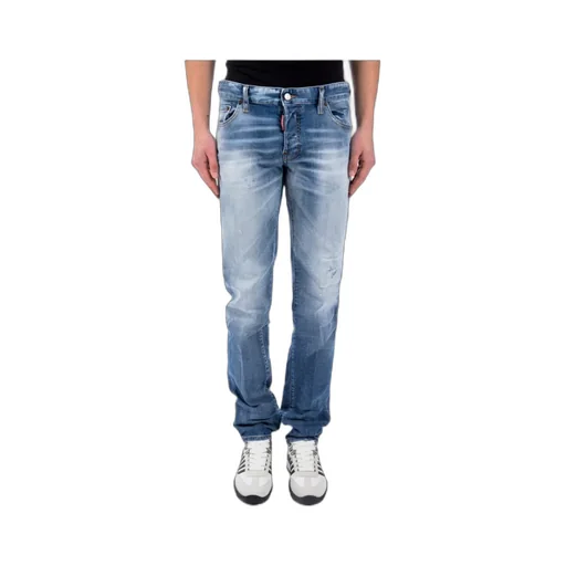 Logo Embroidered Straight Leg Jeans