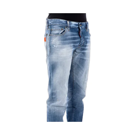 Logo Embroidered Straight Leg Jeans