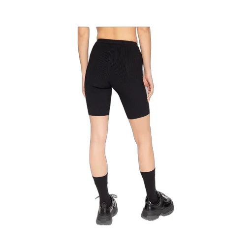 Ribbed-Knit Cycling Shorts