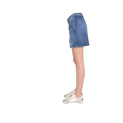 Pocket-Detailed Denim Skirt