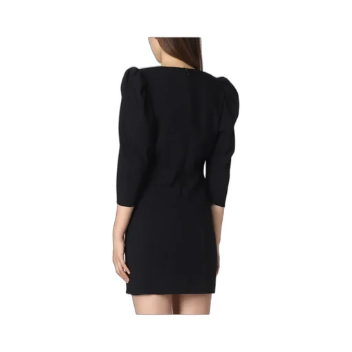 Puff-Sleeved Mini Dress