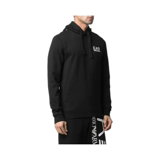 Logo-Print Drawstring Hoodie
