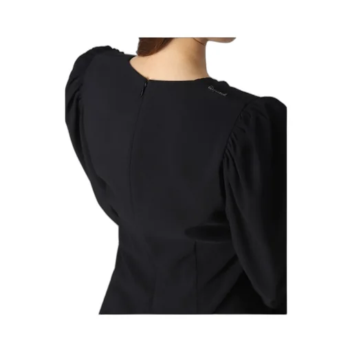 Puff-Sleeved Mini Dress
