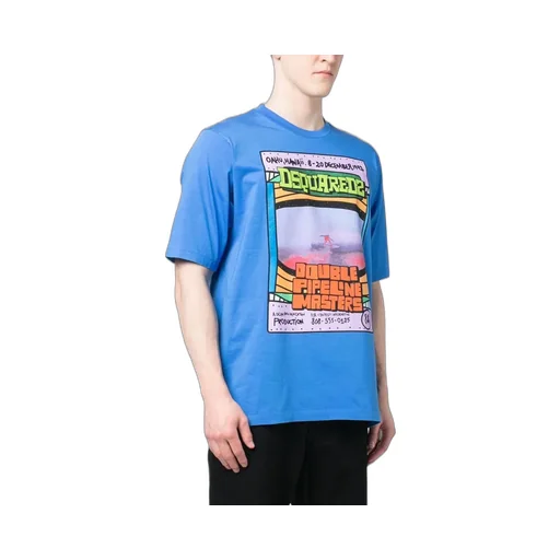 Graphic-Print Short-Sleeve Cotton T-Shirt