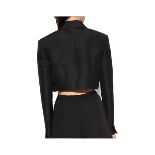 V-Neck Short Blazer