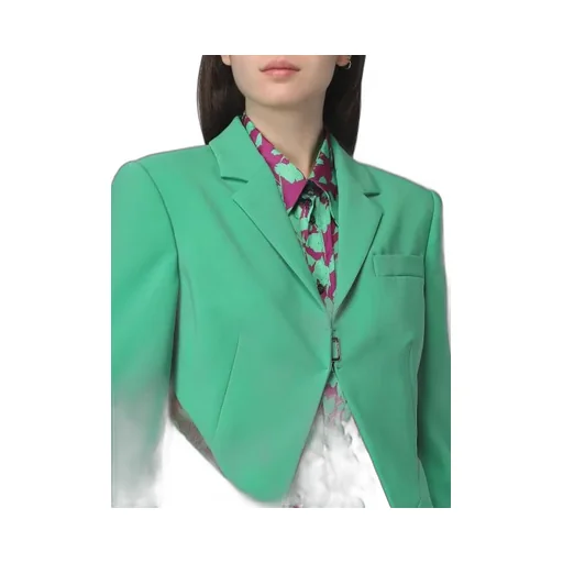 Cut-Out Detailed Long Sleeved Blazer