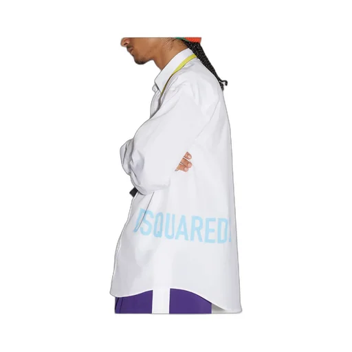 Logo Print Cotton Shirt