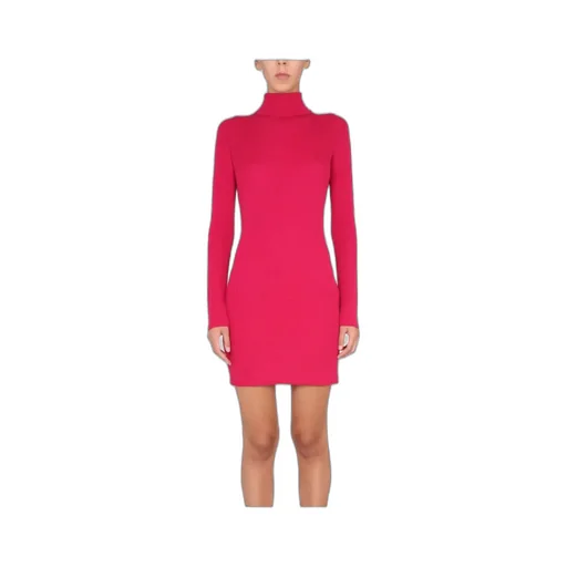 Turtleneck Knit Mini Dress