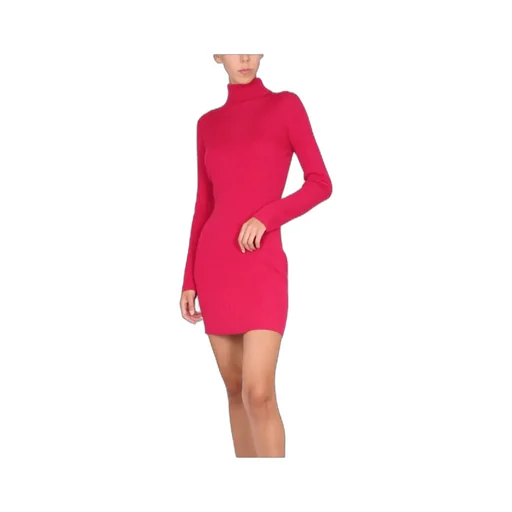 Turtleneck Knit Mini Dress