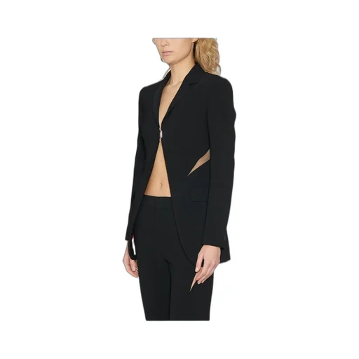 Cut-Out Detailed Long Sleeved Blazer