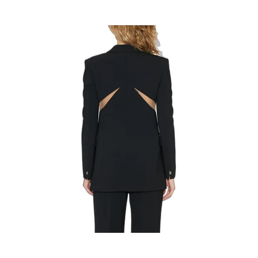 Cut-Out Detailed Long Sleeved Blazer
