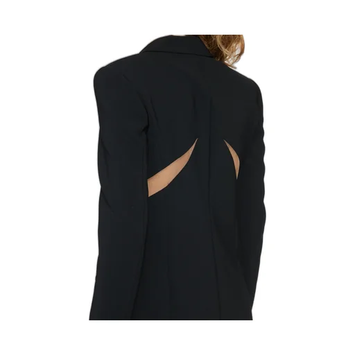 Cut-Out Detailed Long Sleeved Blazer