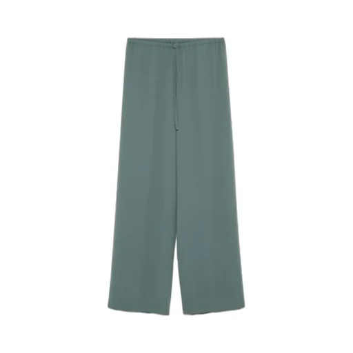 Drawstring Straight-Leg Trousers