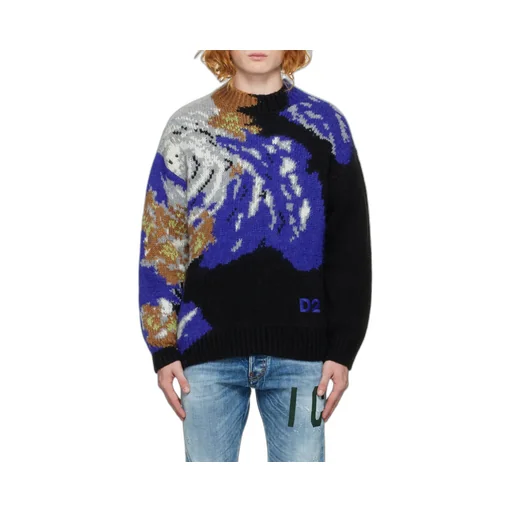 Intarsia Crew-Neck Jumper
