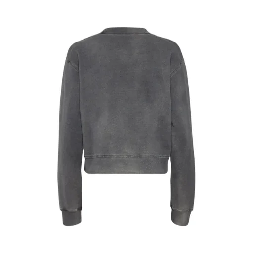 Spray Dyed Round Rib Crewneck Sweatshirt