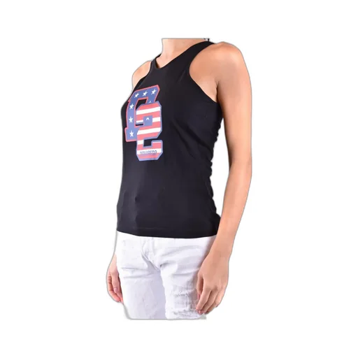 D2 Logo Printed Tank Top