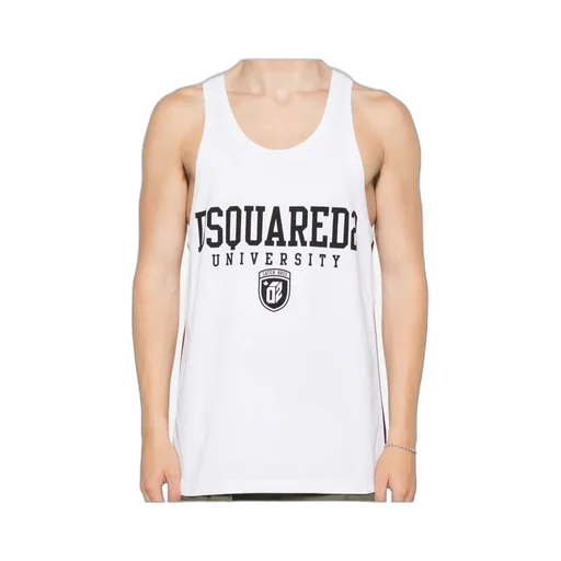Logo-Printed Round Neck Tank Top