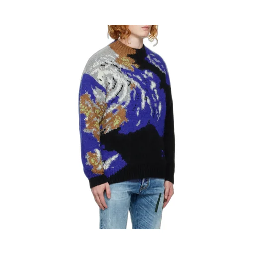 Intarsia Crew-Neck Jumper