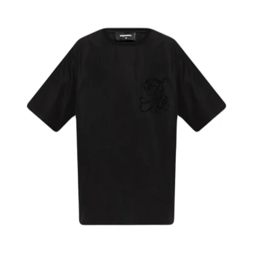 Crystal-Embellished Logo T-Shirt