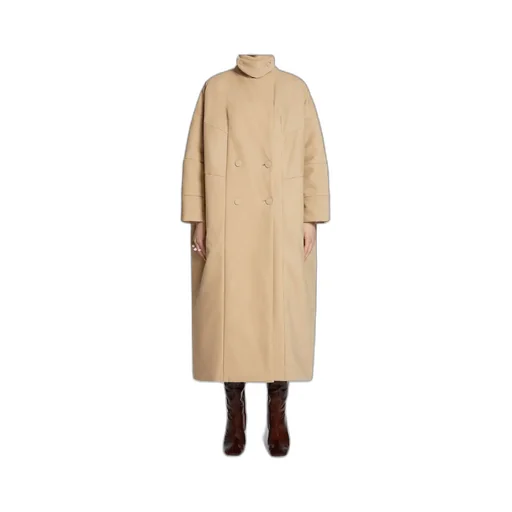 Roxana High-Neck Double Breasted Coat
