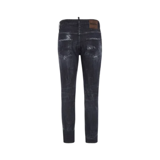 Distressed Slim Skater Jeans