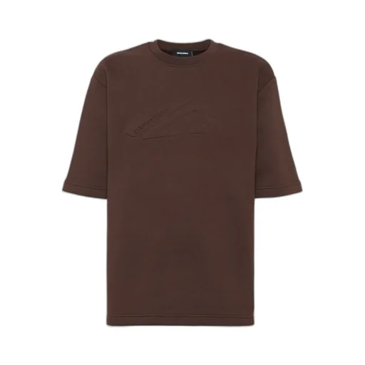 Icon Logo Embossed Crewneck T-Shirt